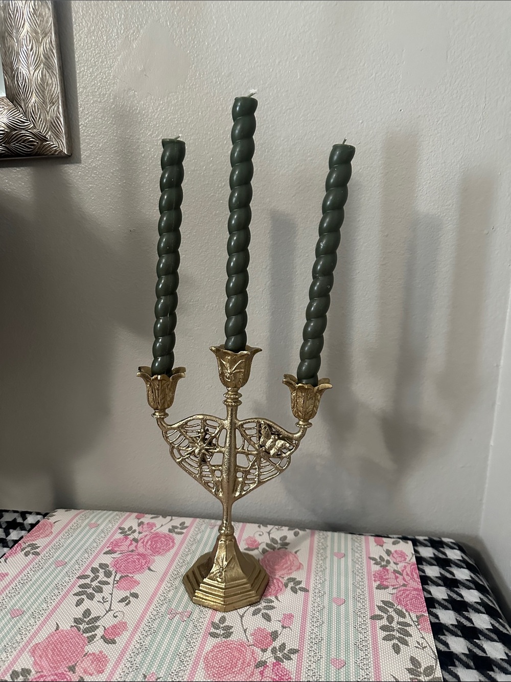 Gold Victorian  Candelabra NWT